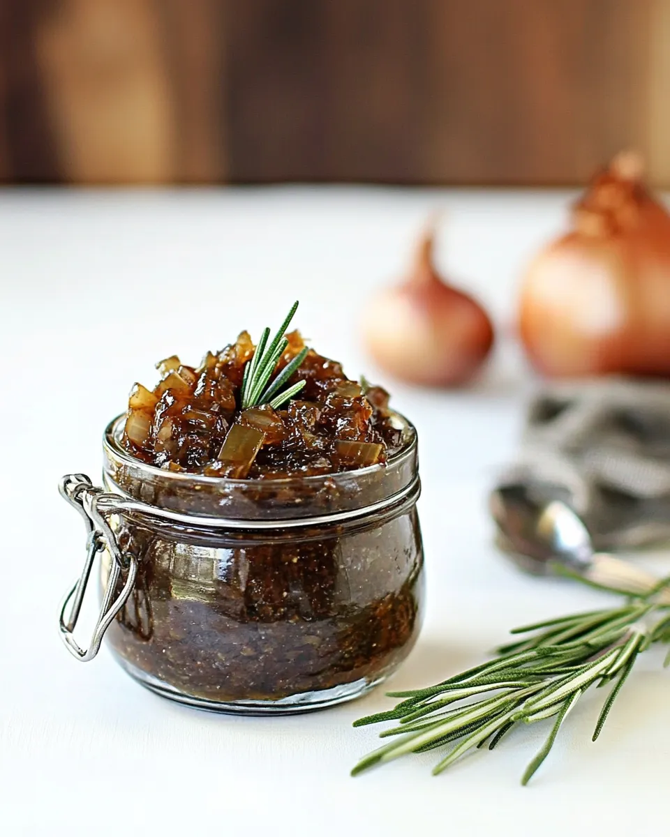 Delicious Balsamic Rosemary Onion Jam image