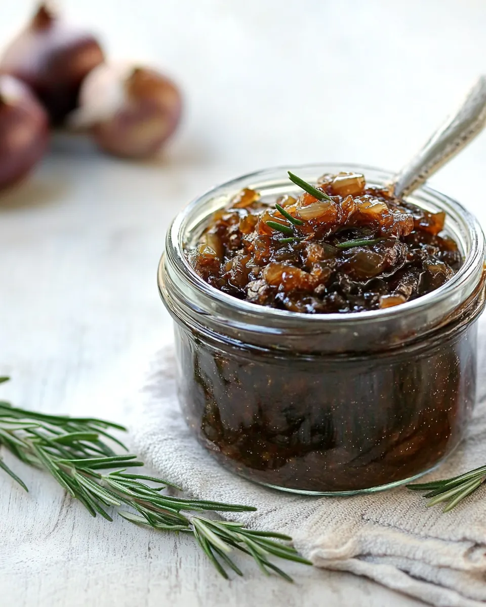 Sweet Balsamic Rosemary Onion Jam dish photo