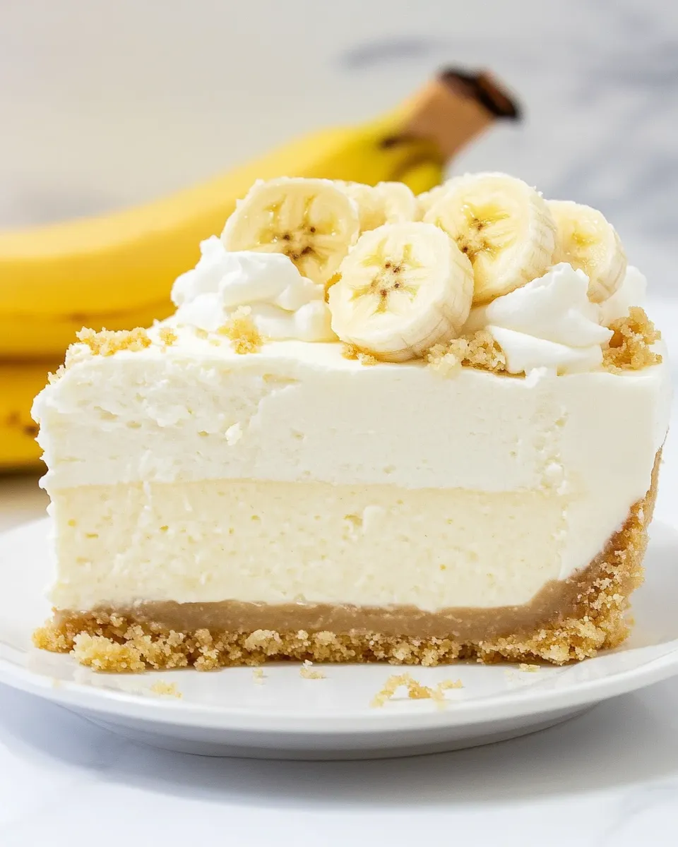 Classic Banana Cream Cheesecake picture