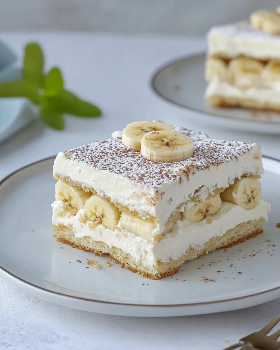Homemade Banana Cream Pie Eclair Cake photo