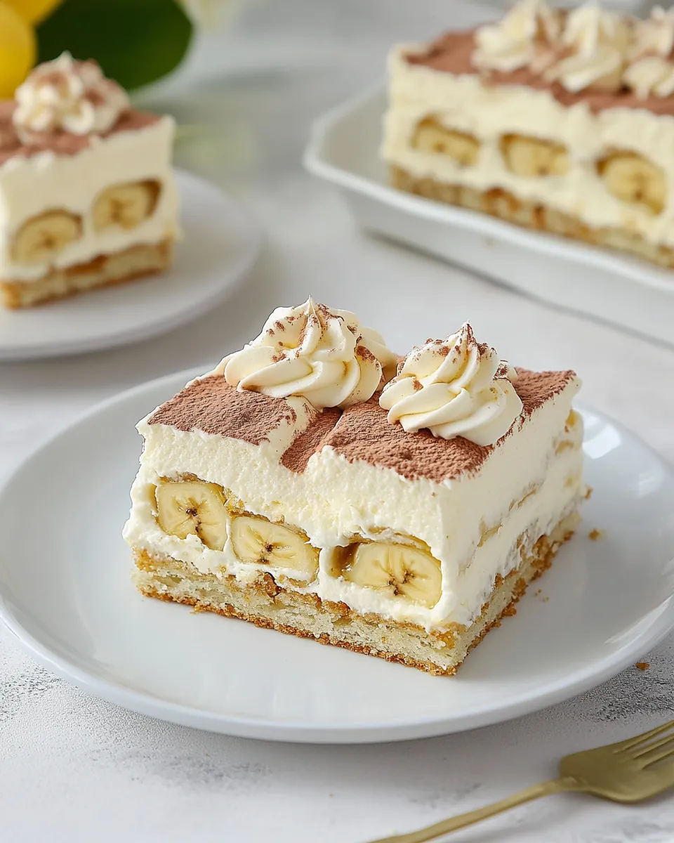 Classic Banana Cream Pie Eclair Cake image