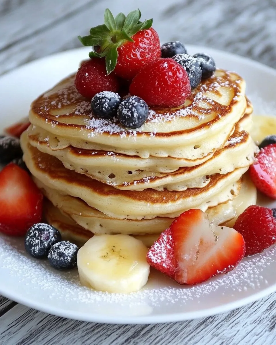 Homemade Basic Buttermilk Pancakes photo