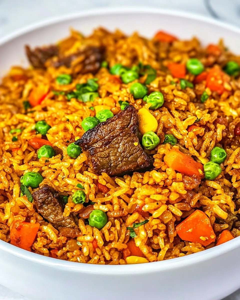 Homemade Beef Fried Rice photo