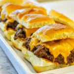Homemade Beef & Cheddar Sliders photo