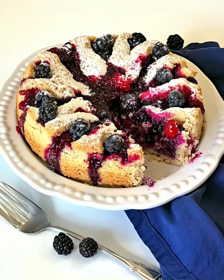 Homemade Berry Coffee Cake photo