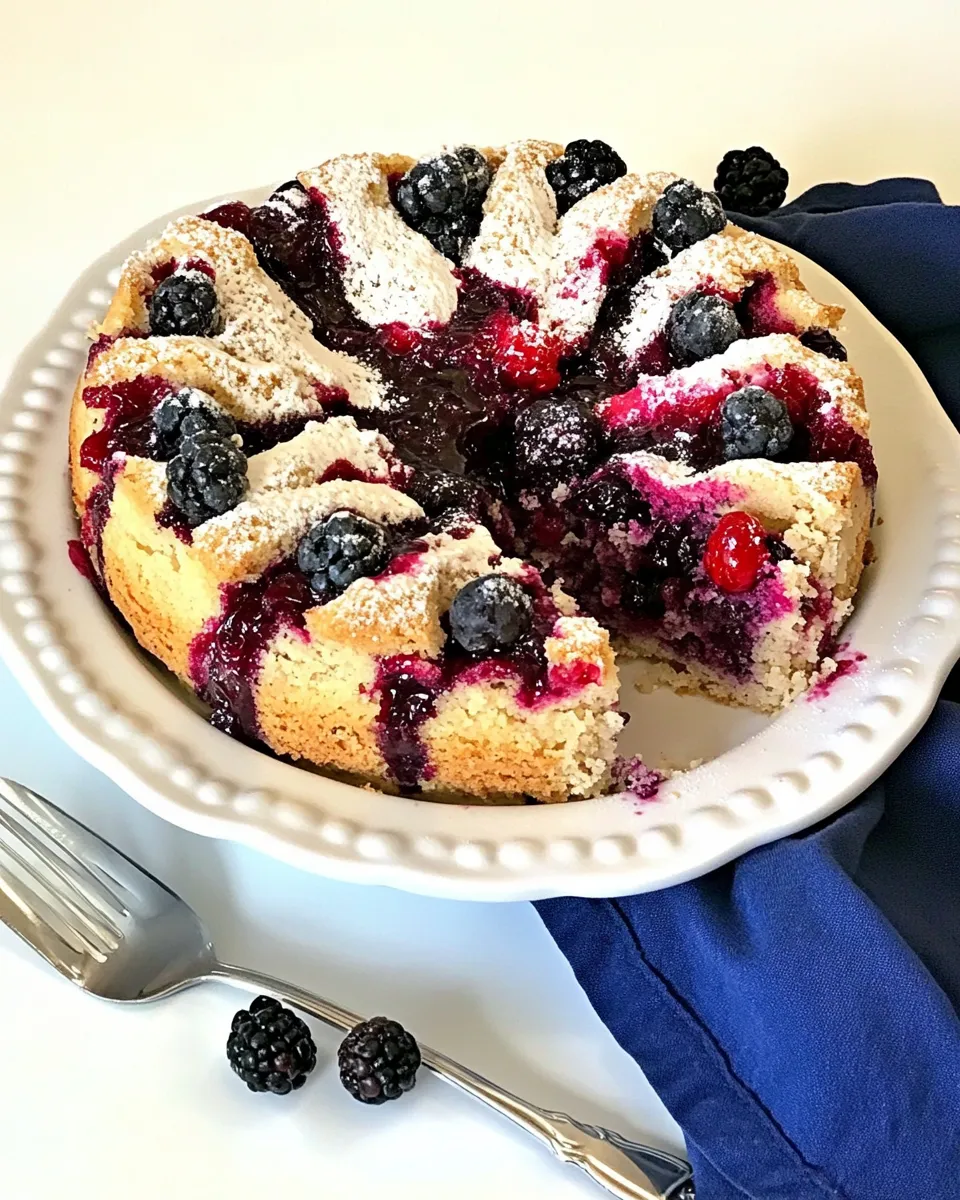 Homemade Berry Coffee Cake photo