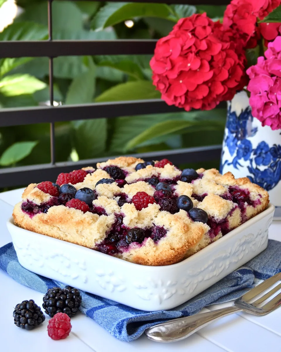 Classic Berry Coffee Cake image