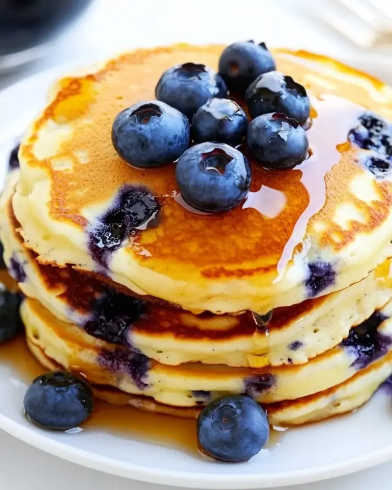 Homemade Best Blueberry Pancakes recipe photo