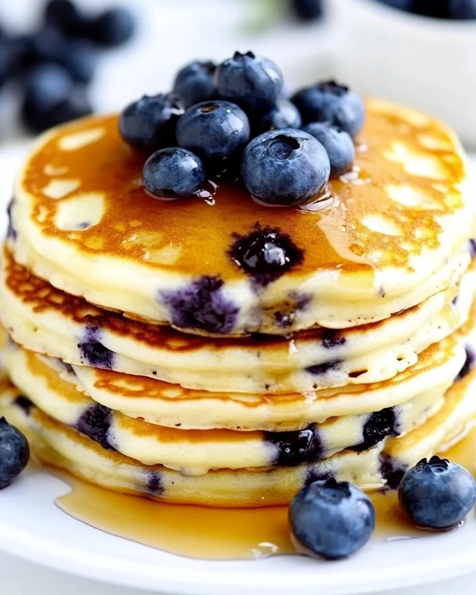 Classic Best Blueberry Pancakes dish photo