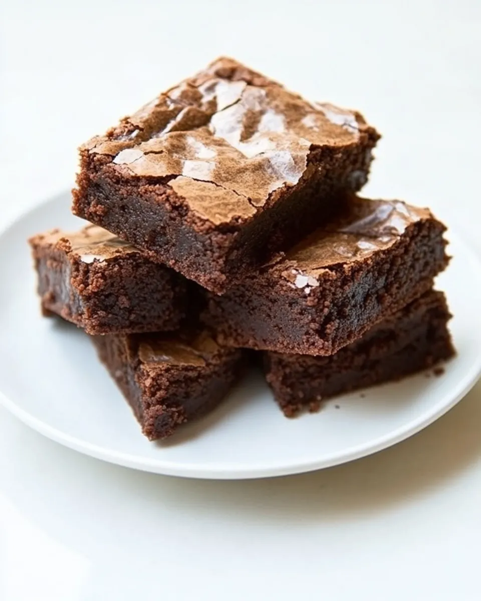 Classic Best Ever Fudge Brownies shot
