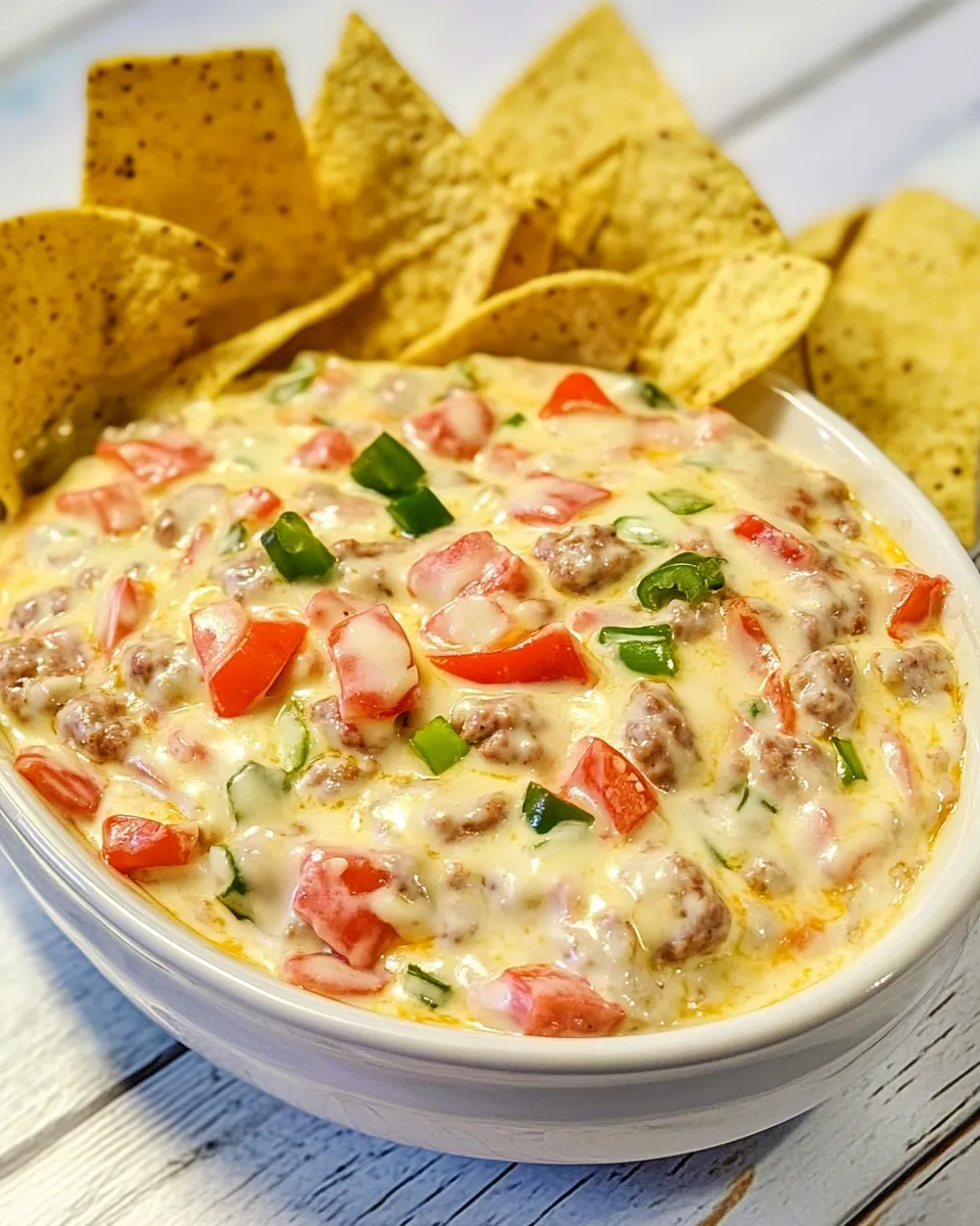 Delicious Best Ever Rotel Sausage Cream Cheese Dip image