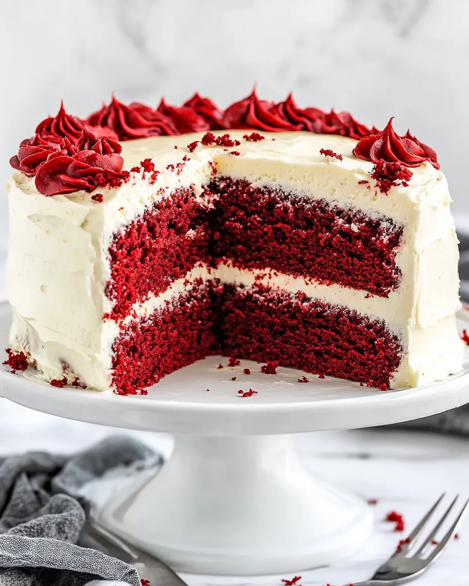 Homemade Best Red Velvet Cake photo
