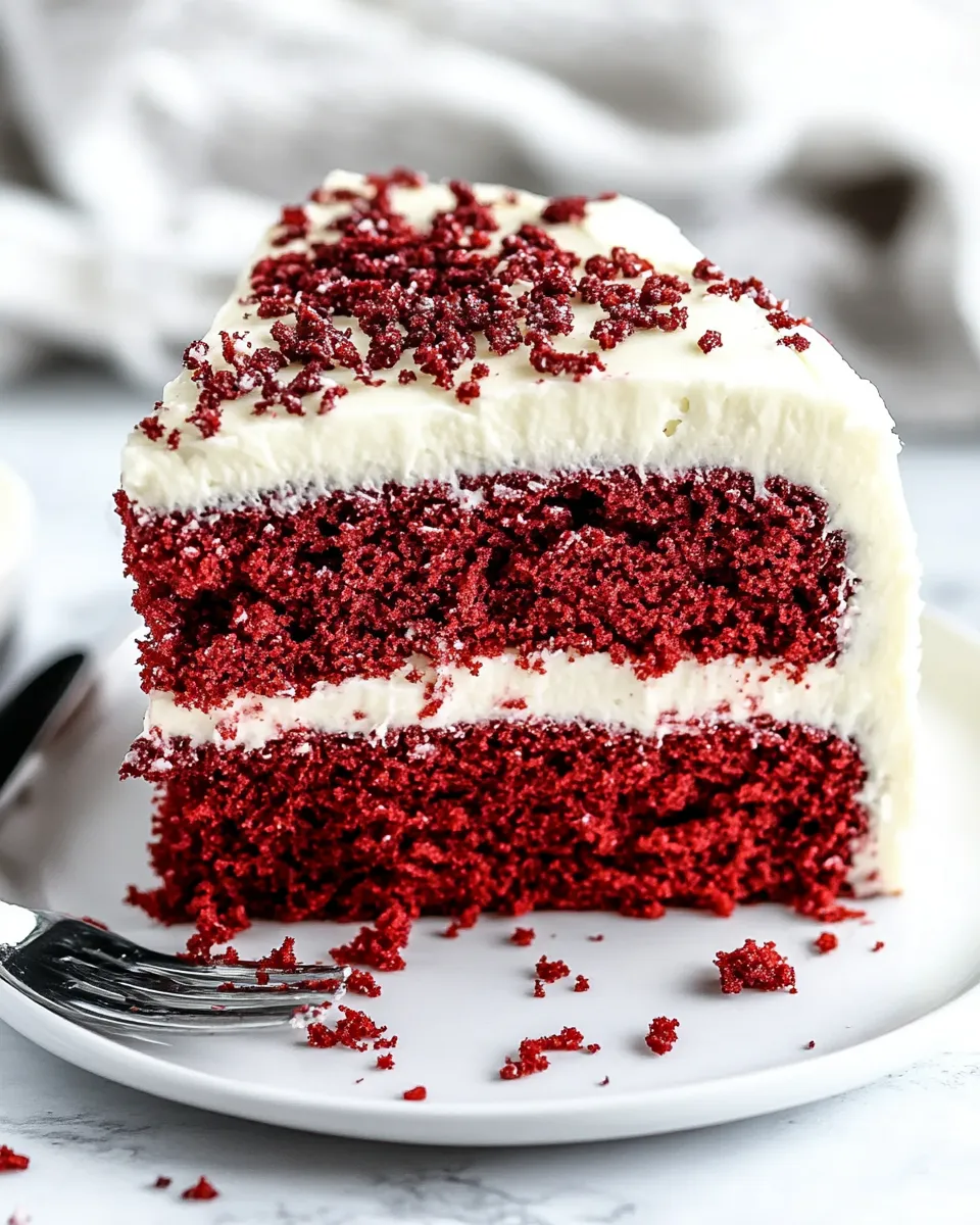 Delicious Best Red Velvet Cake shot