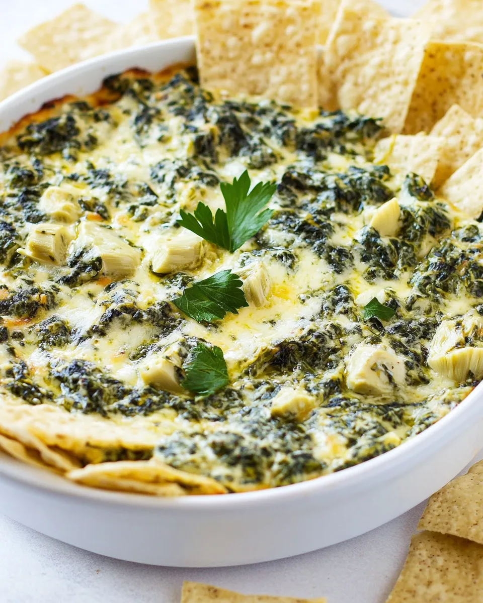 Easy Best Spinach Artichoke Dip (Restaurant-Style) image