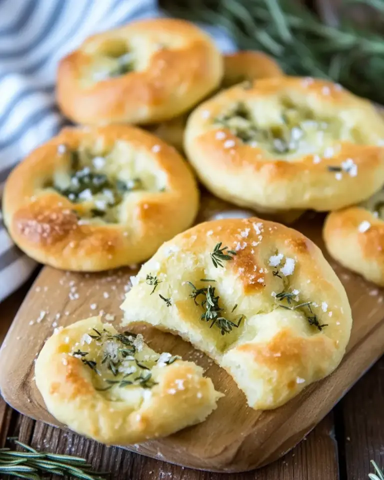 Homemade Biscuit Mini Focaccia photo