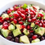 Homemade Black Bean, Pomegranate and Avocado Salsa photo