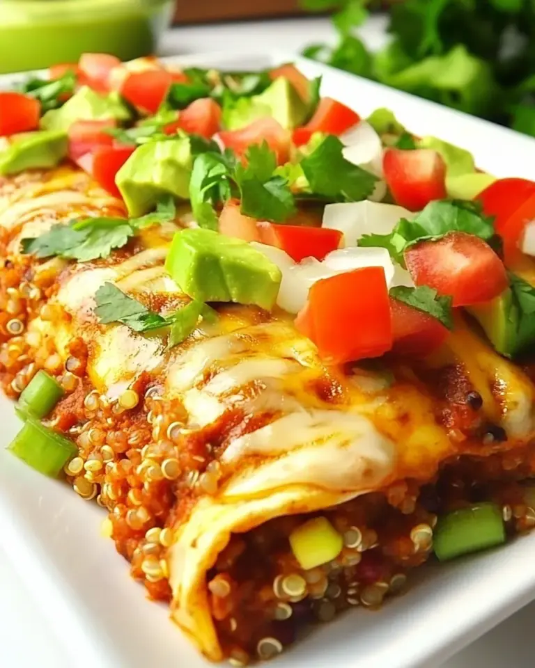 Homemade Black Beans and Quinoa Enchiladas recipe photo