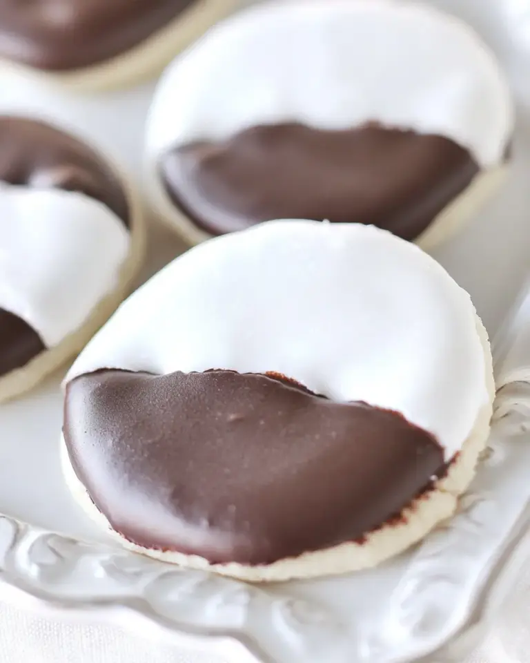 Homemade Black and White Cookies Recipe photo