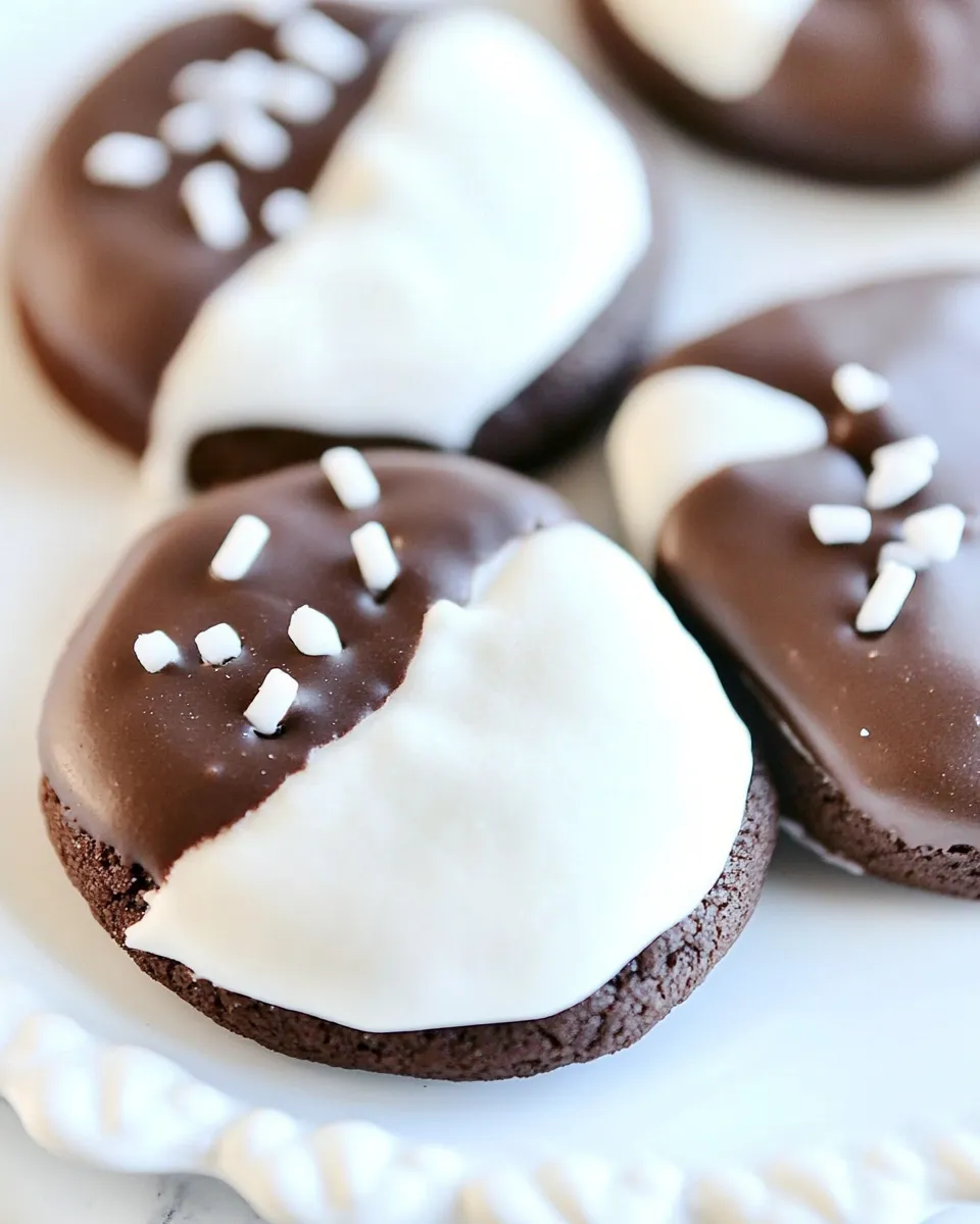 Classic Black and White Cookies Recipe image