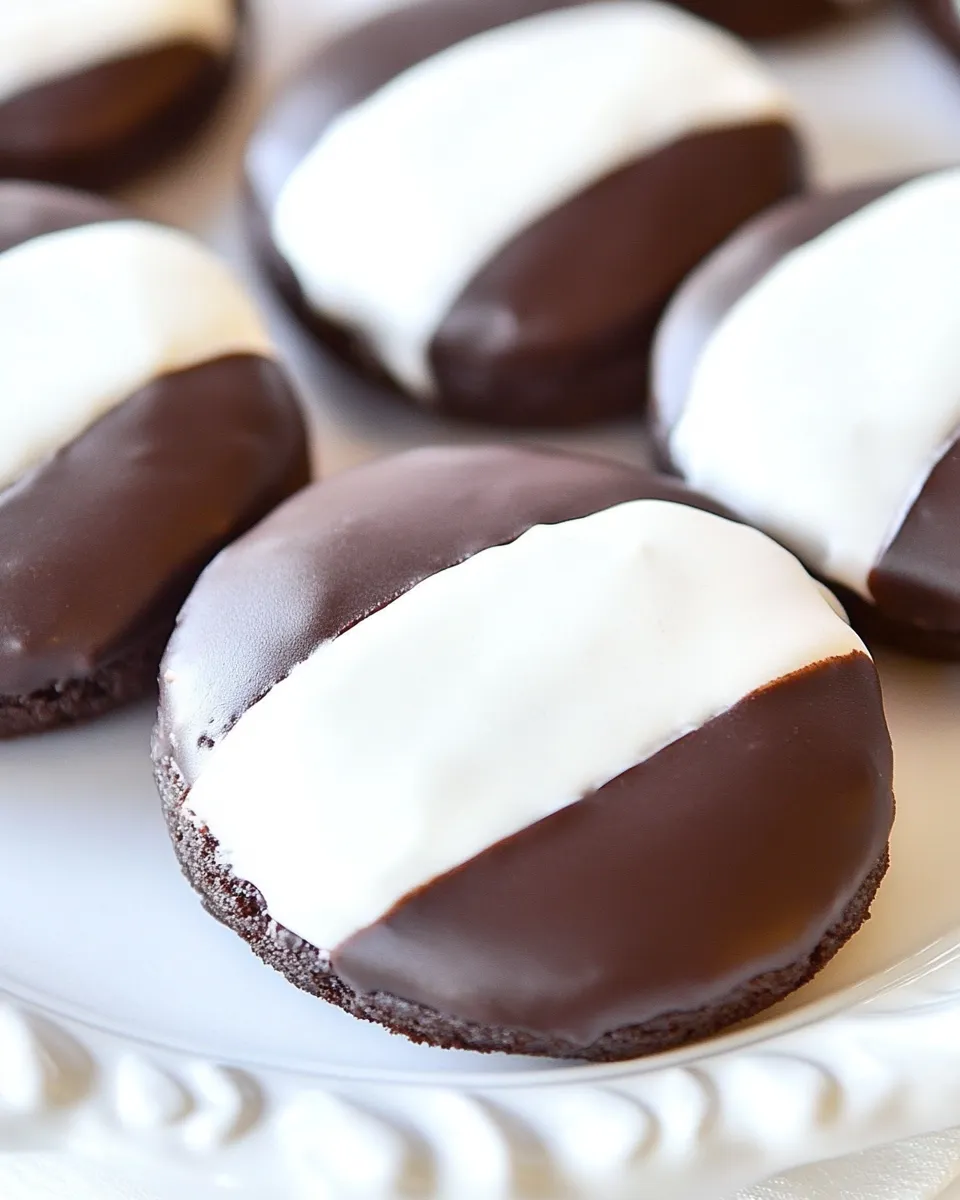 Delicious Black and White Cookies Recipe dish photo