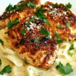 Easy Blackened Chicken with Roasted Garlic Alfredo photo