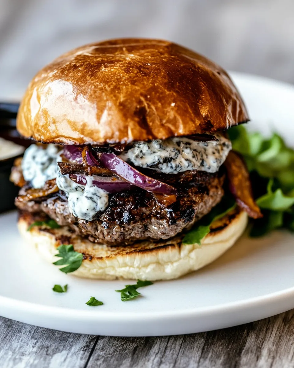Classic Blue Cheese Burger image