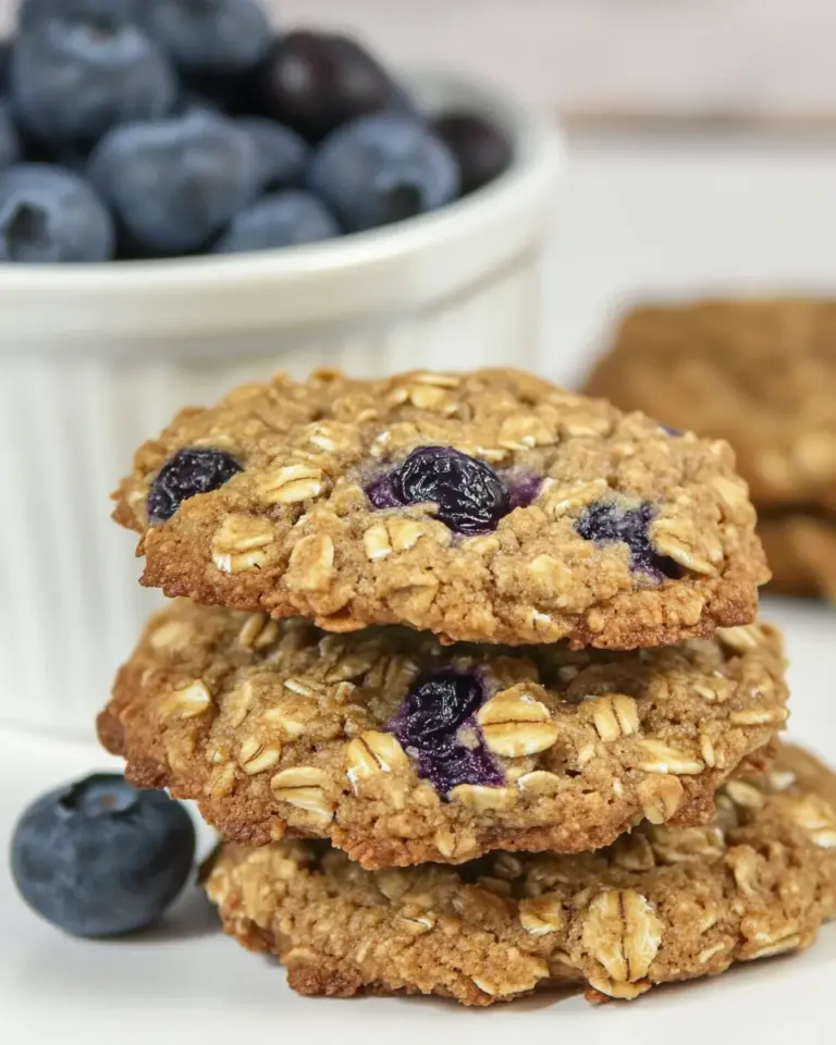 Homemade Blueberry Oatmeal Cookies photo