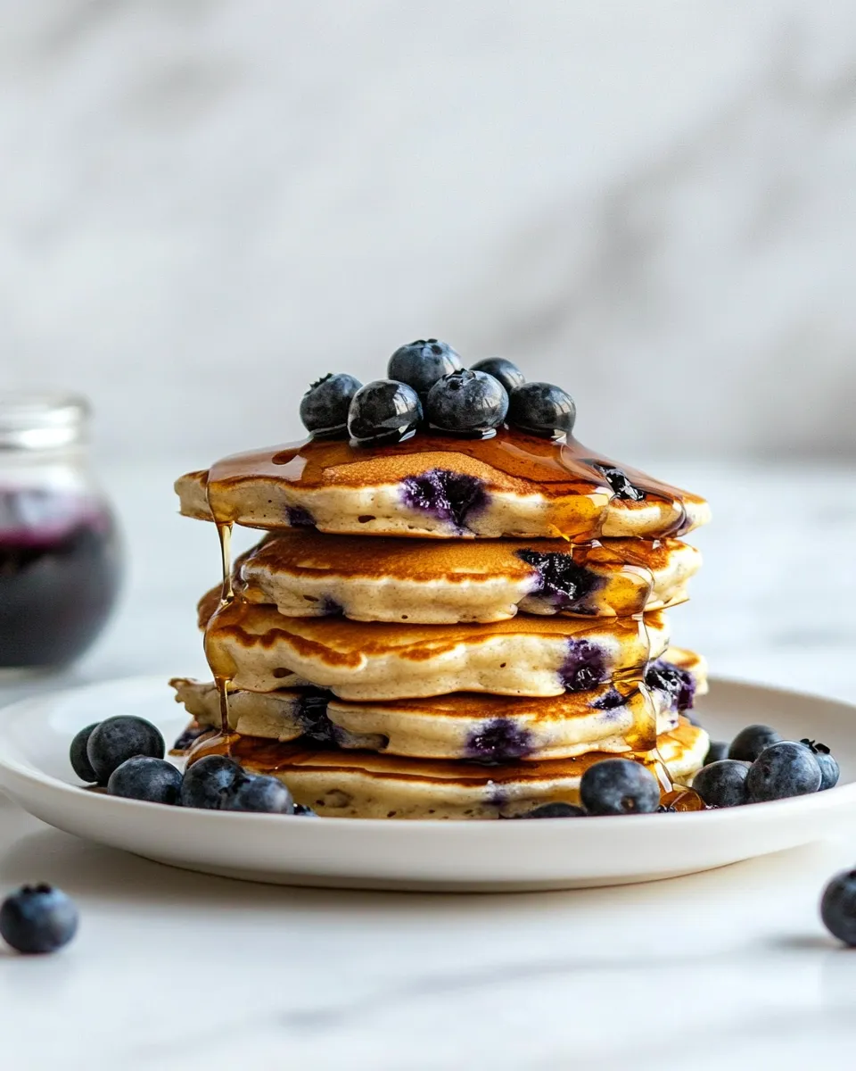Homemade Blueberry Pancakes photo