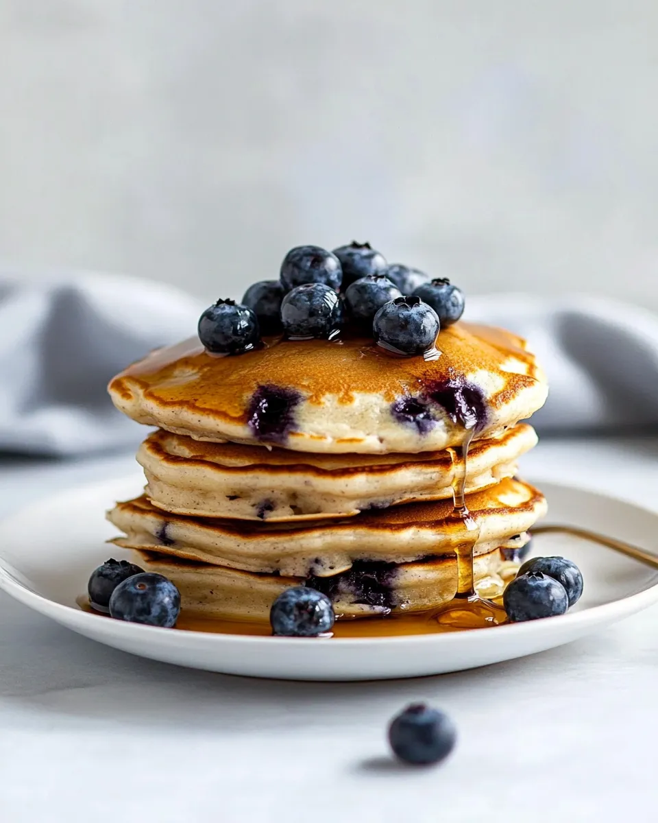 Easy Blueberry Pancakes recipe photo