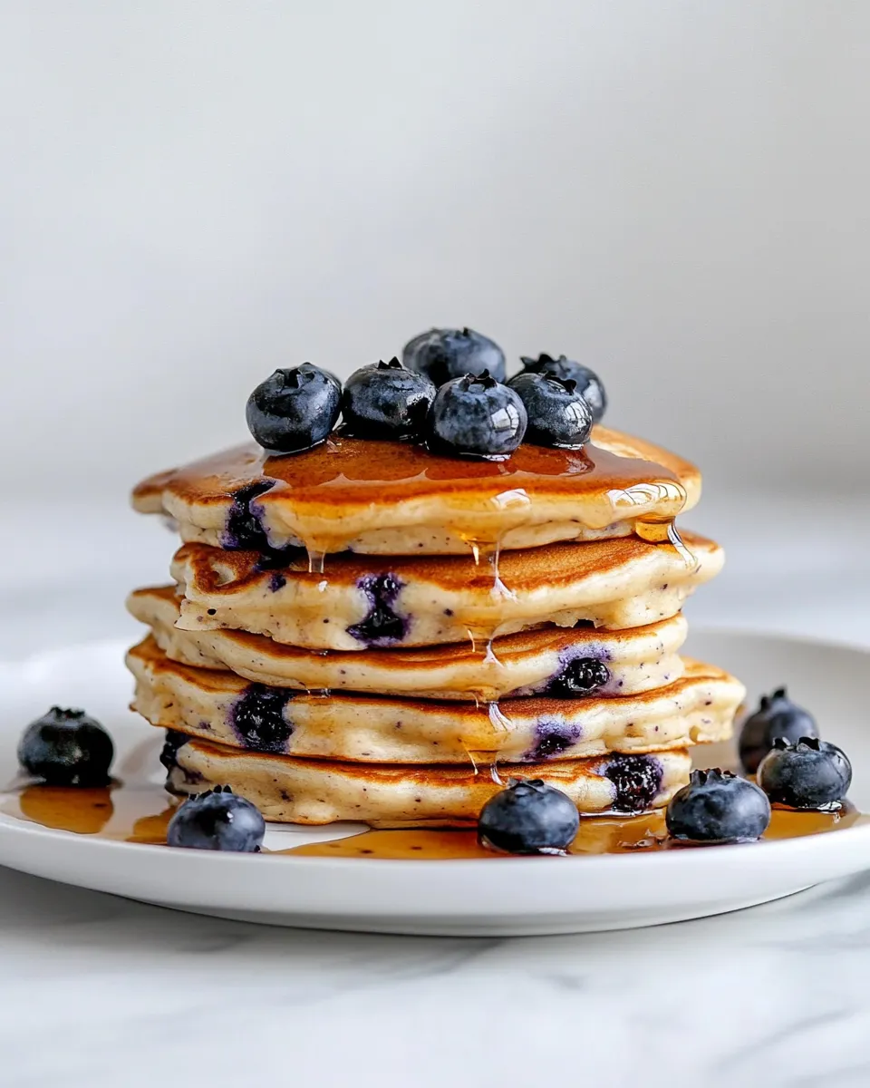 Delicious Blueberry Pancakes shot