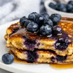 Homemade Blueberry Sheet Pan Pancakes photo