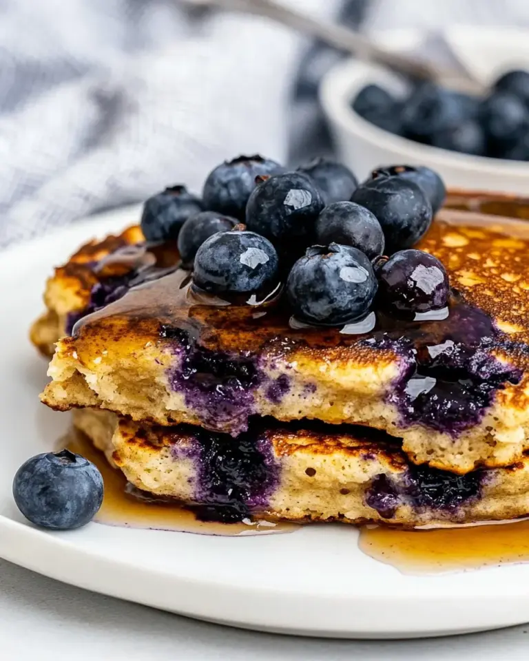 Homemade Blueberry Sheet Pan Pancakes photo