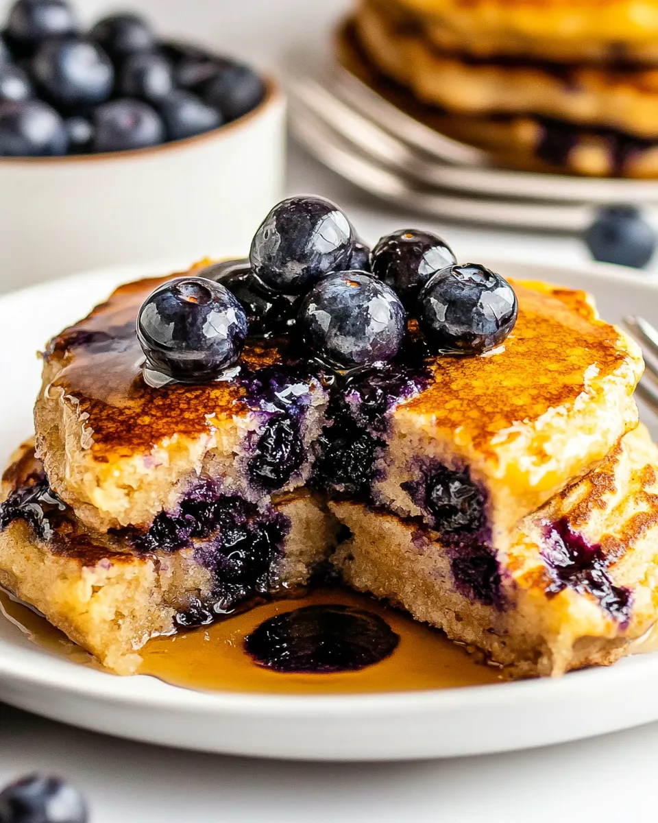 Delicious Blueberry Sheet Pan Pancakes image