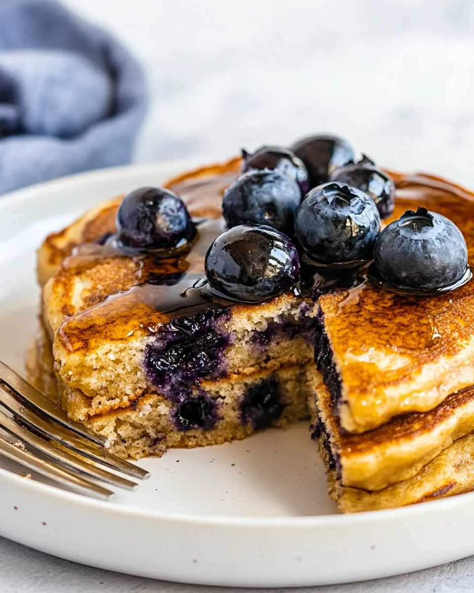 Easy Blueberry Sheet Pan Pancakes recipe photo