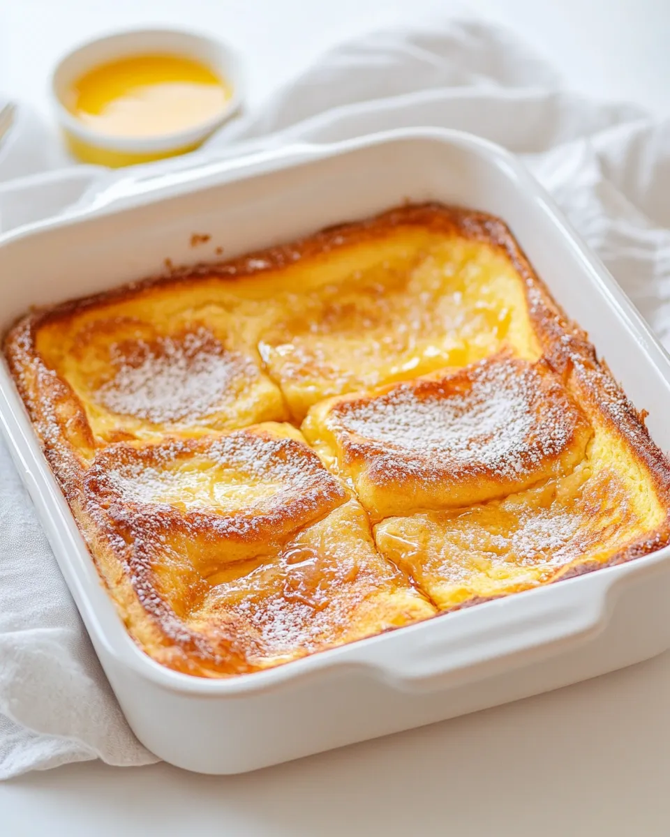 Homemade Boozy Caramel French Toast Casserole photo