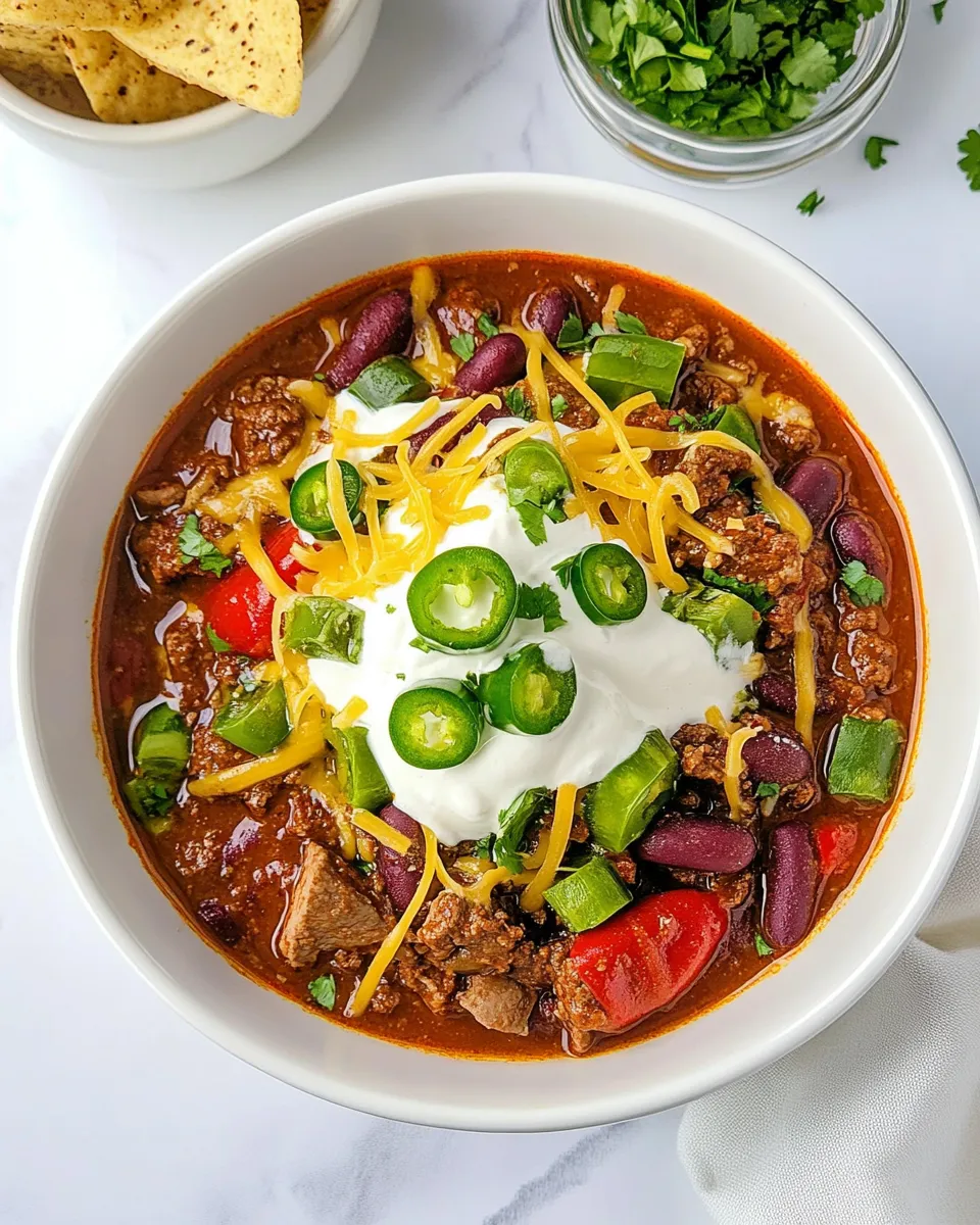 Classic Brisket Chili dish photo