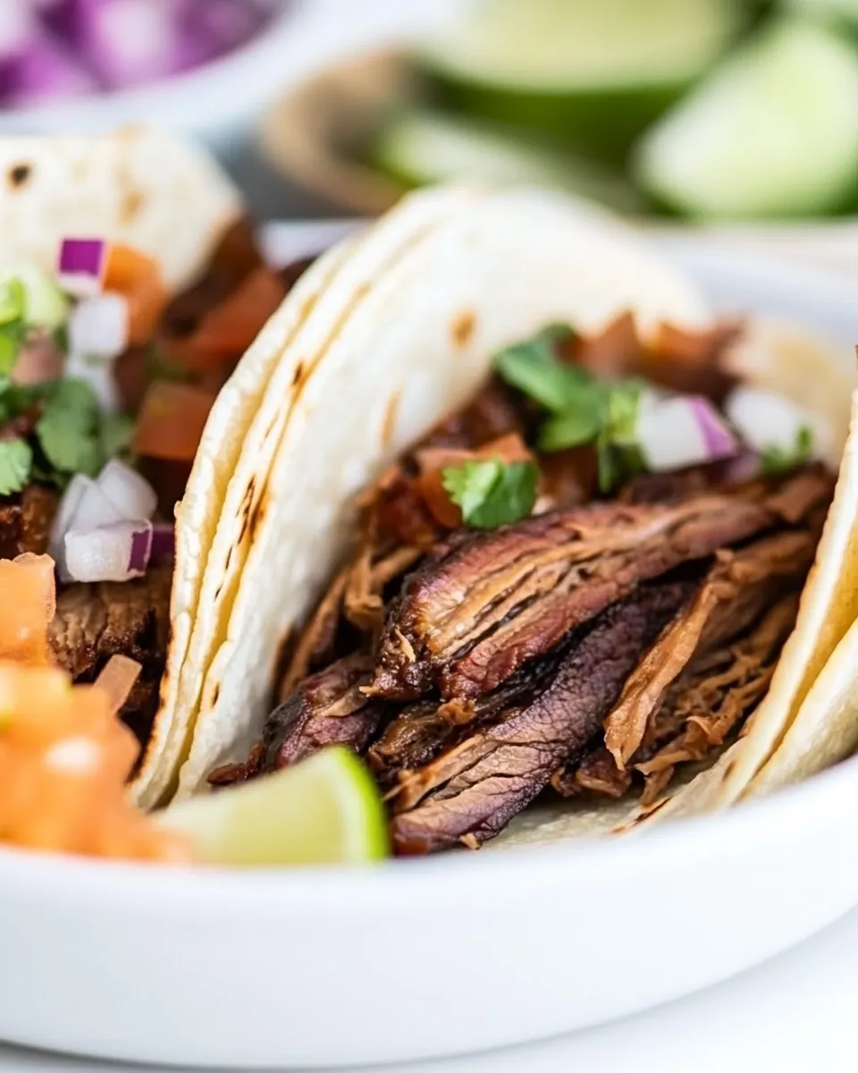 Easy Brisket Tacos Recipe with Leftover Beef Brisket shot