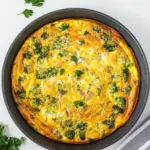 Homemade Broccoli Cheddar Frittata photo