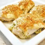 Homemade Broccoli and Cheese Stuffed Chicken photo