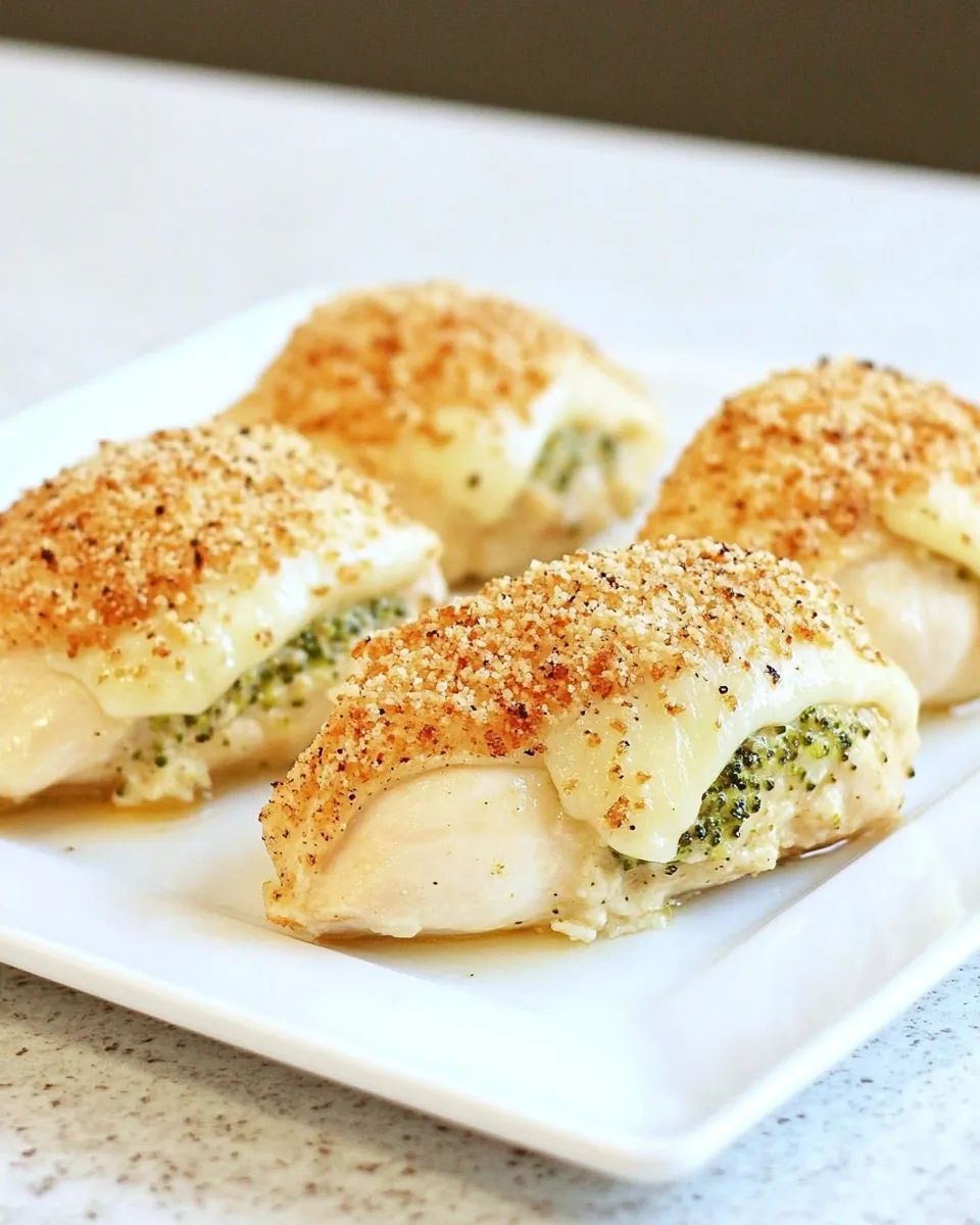 Classic Broccoli and Cheese Stuffed Chicken image