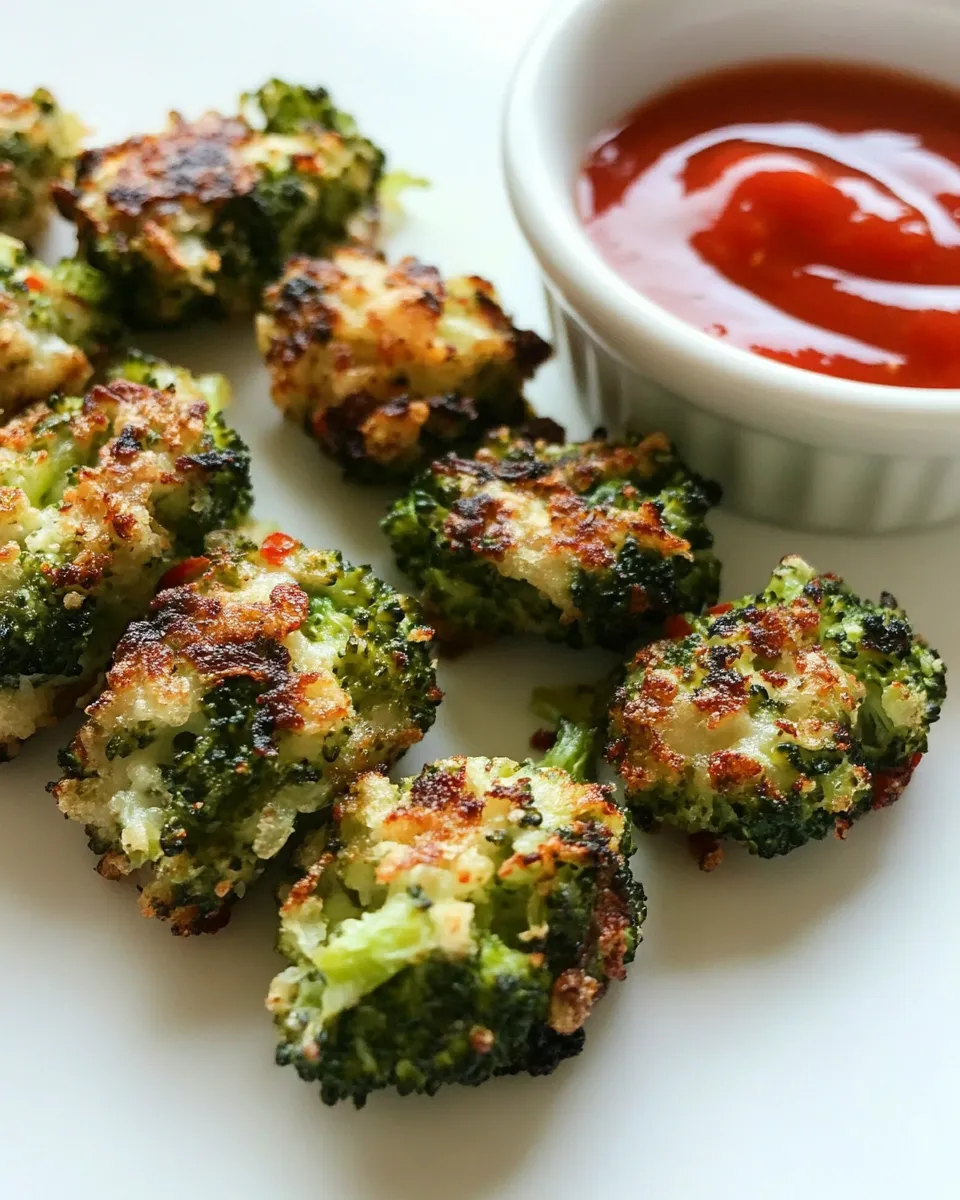 Easy Broccoli and Cheese Tots food shot