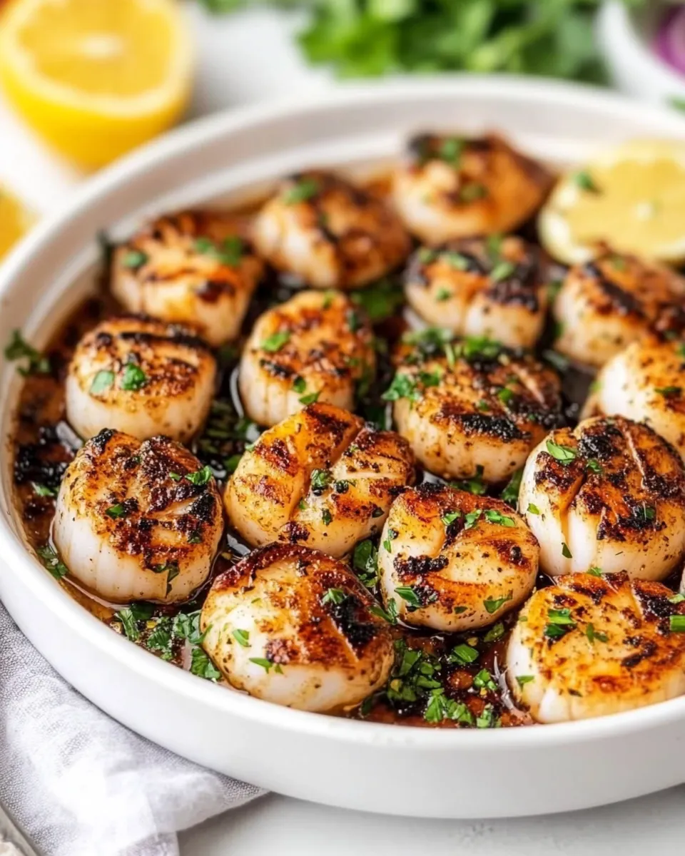 Delicious Broiled Scallops image