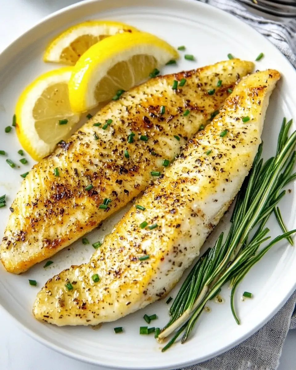 Healthy Broiled Tilapia with Garlic recipe photo