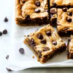 Homemade Brown Butter Chocolate Chip Cookie Bars photo