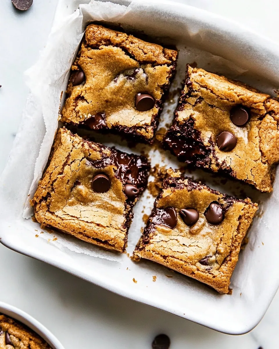 Classic Brown Butter Chocolate Chip Cookie Bars image