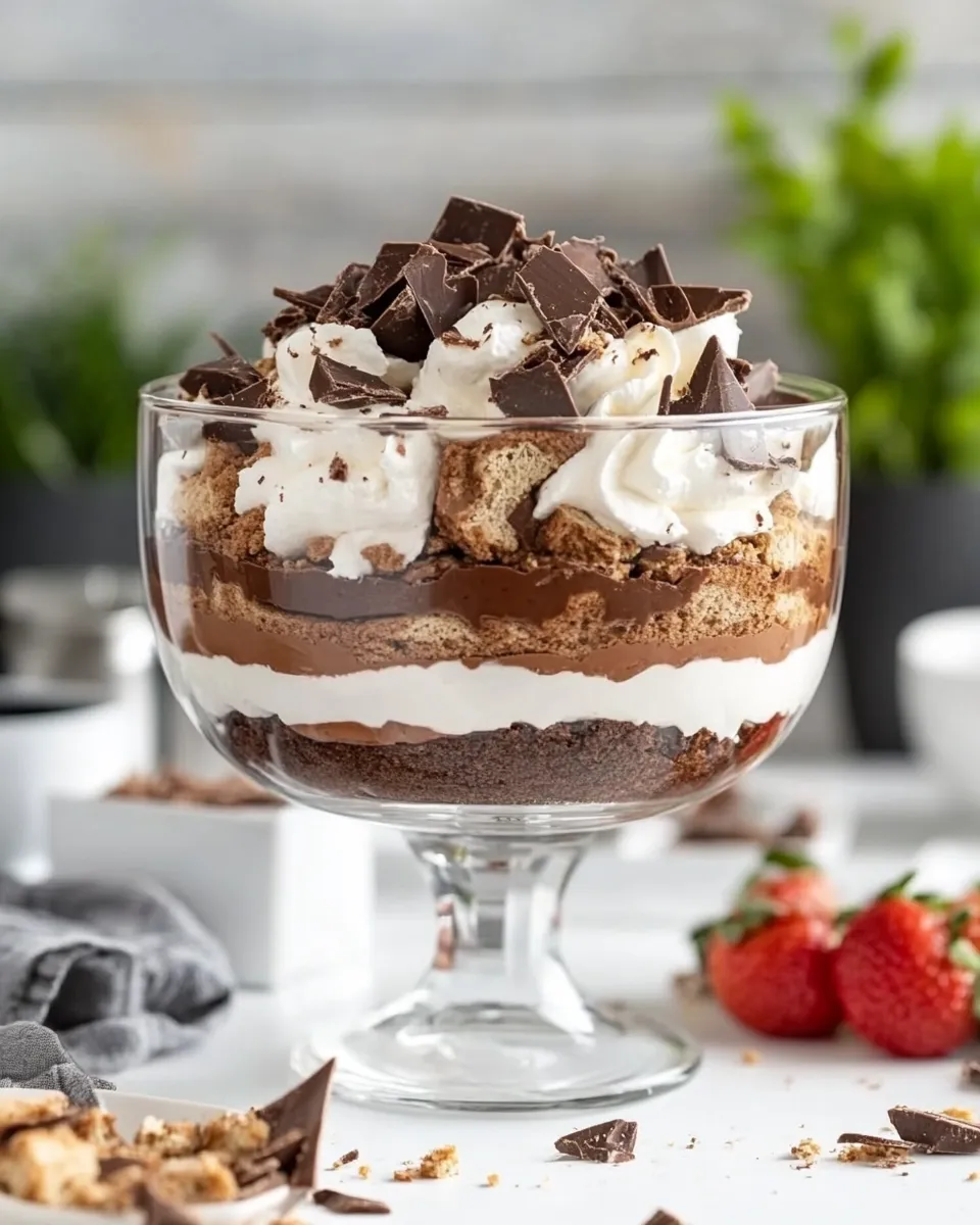 Easy Brownie Trifle recipe photo