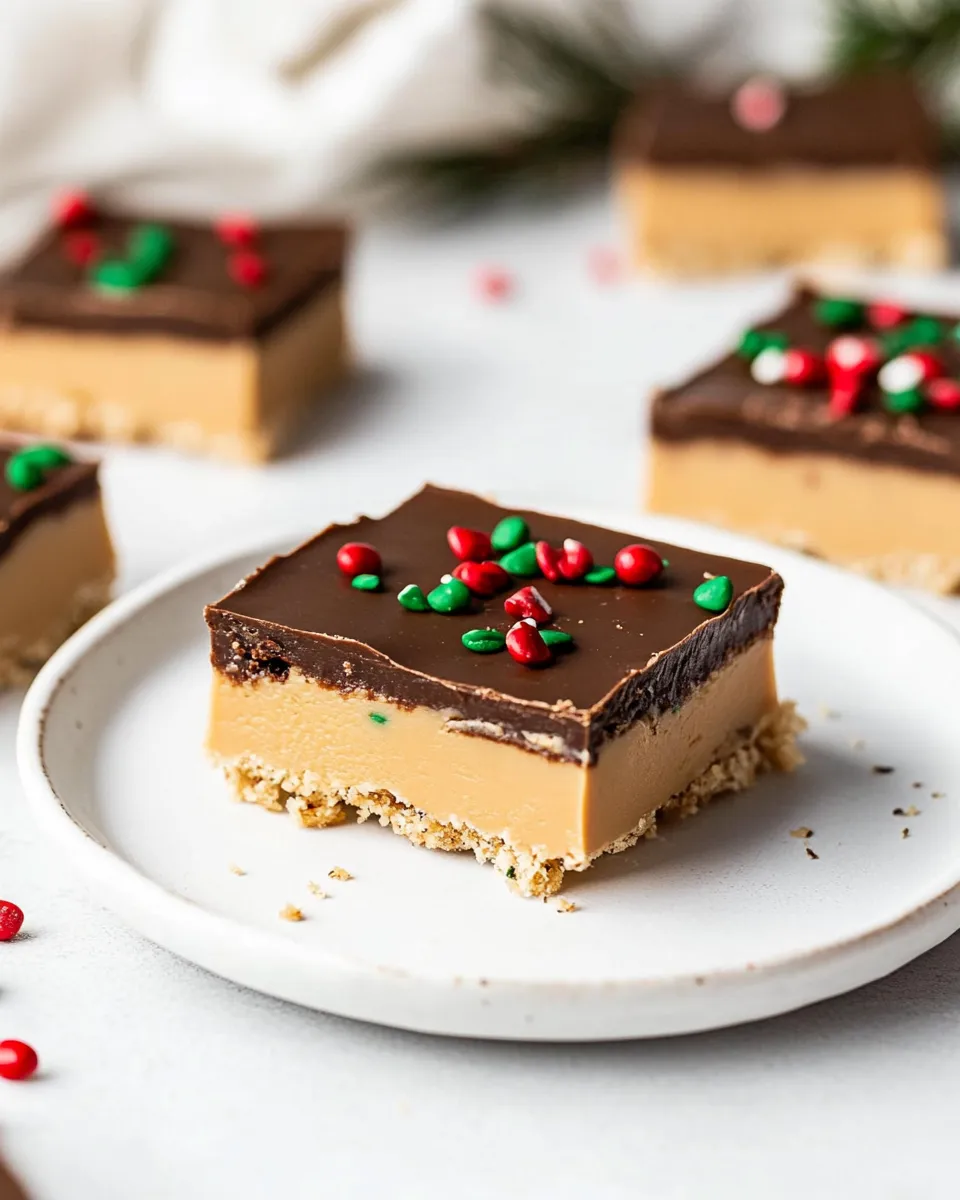 Homemade Buckeye Bars photo