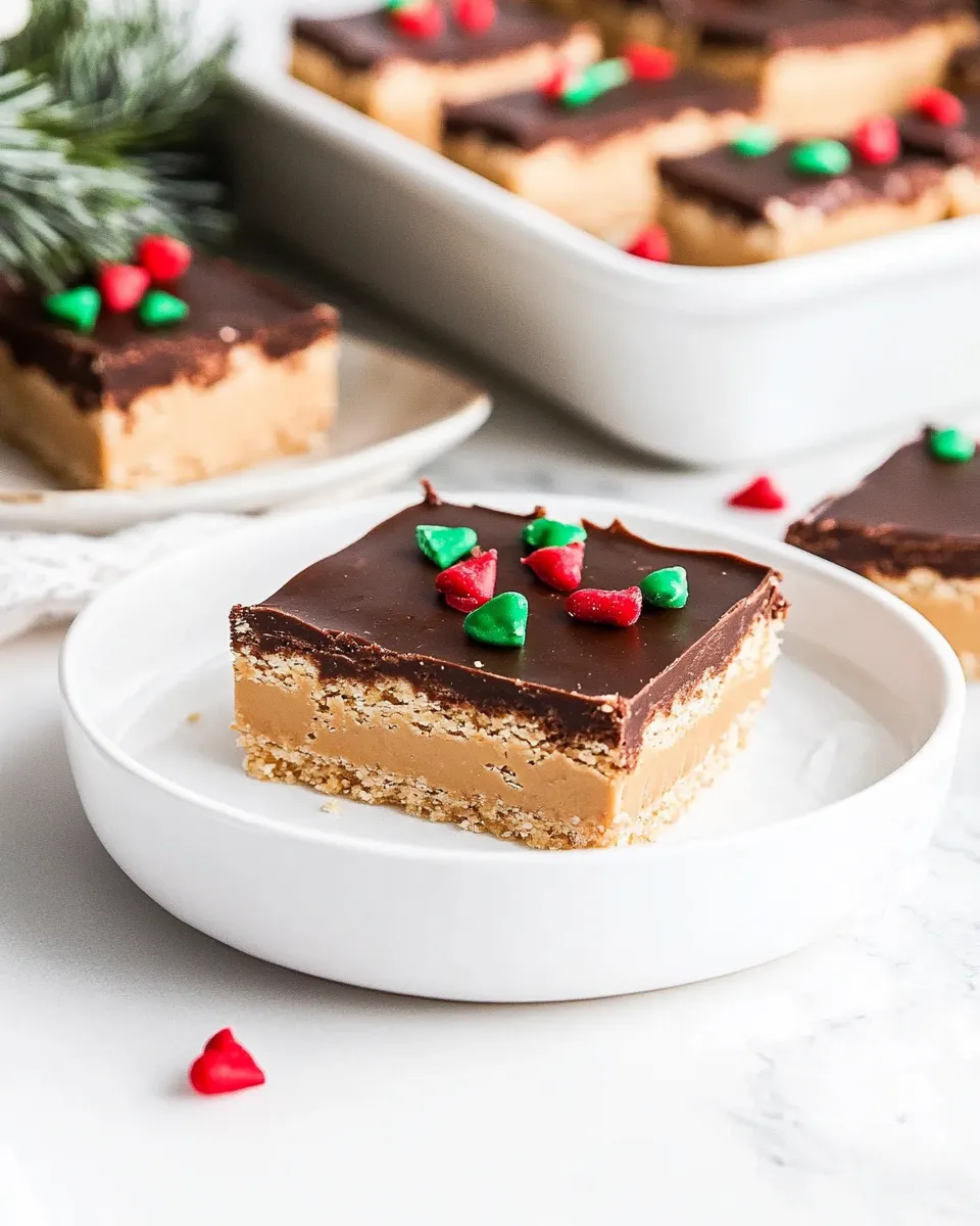 Classic Buckeye Bars recipe image