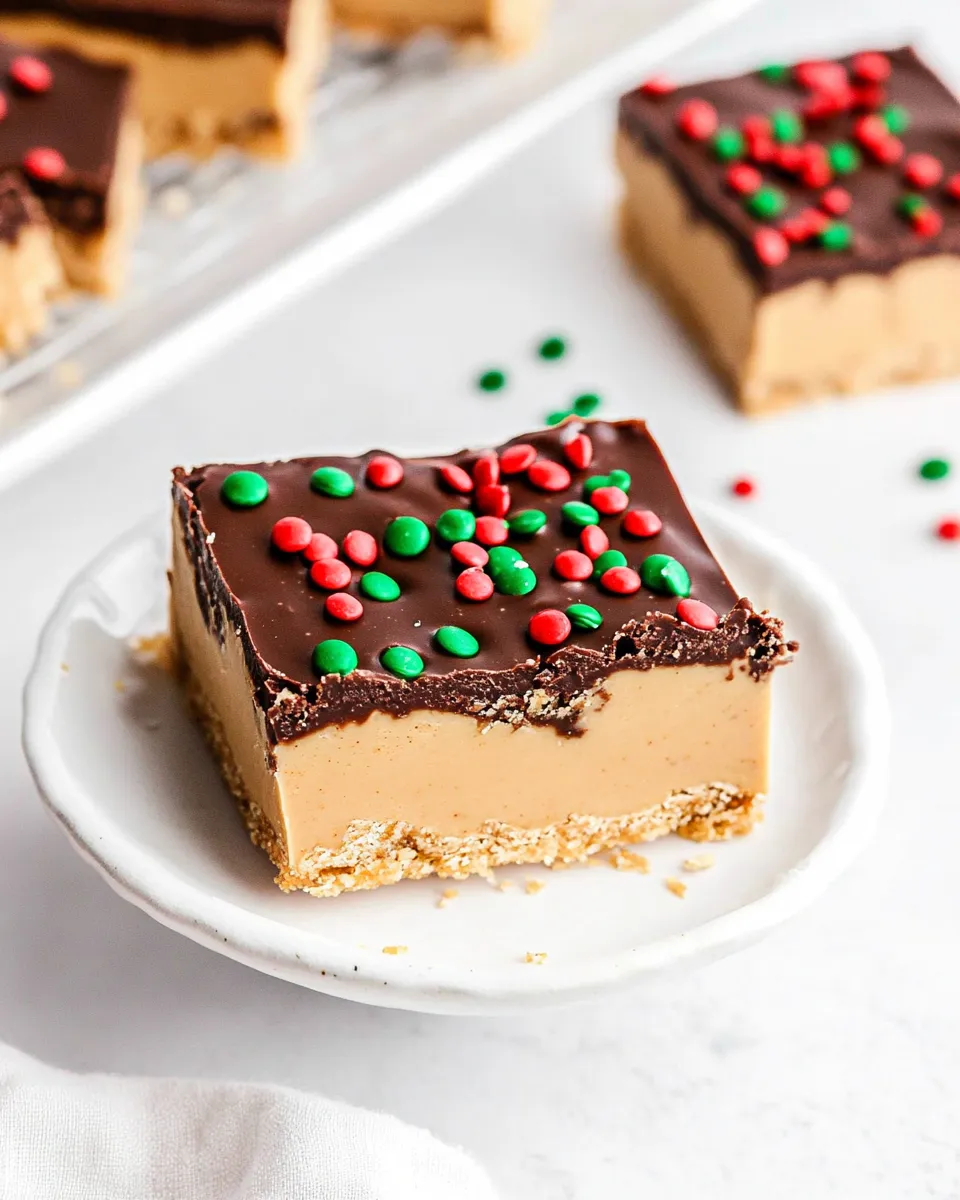 Delicious Buckeye Bars dish photo