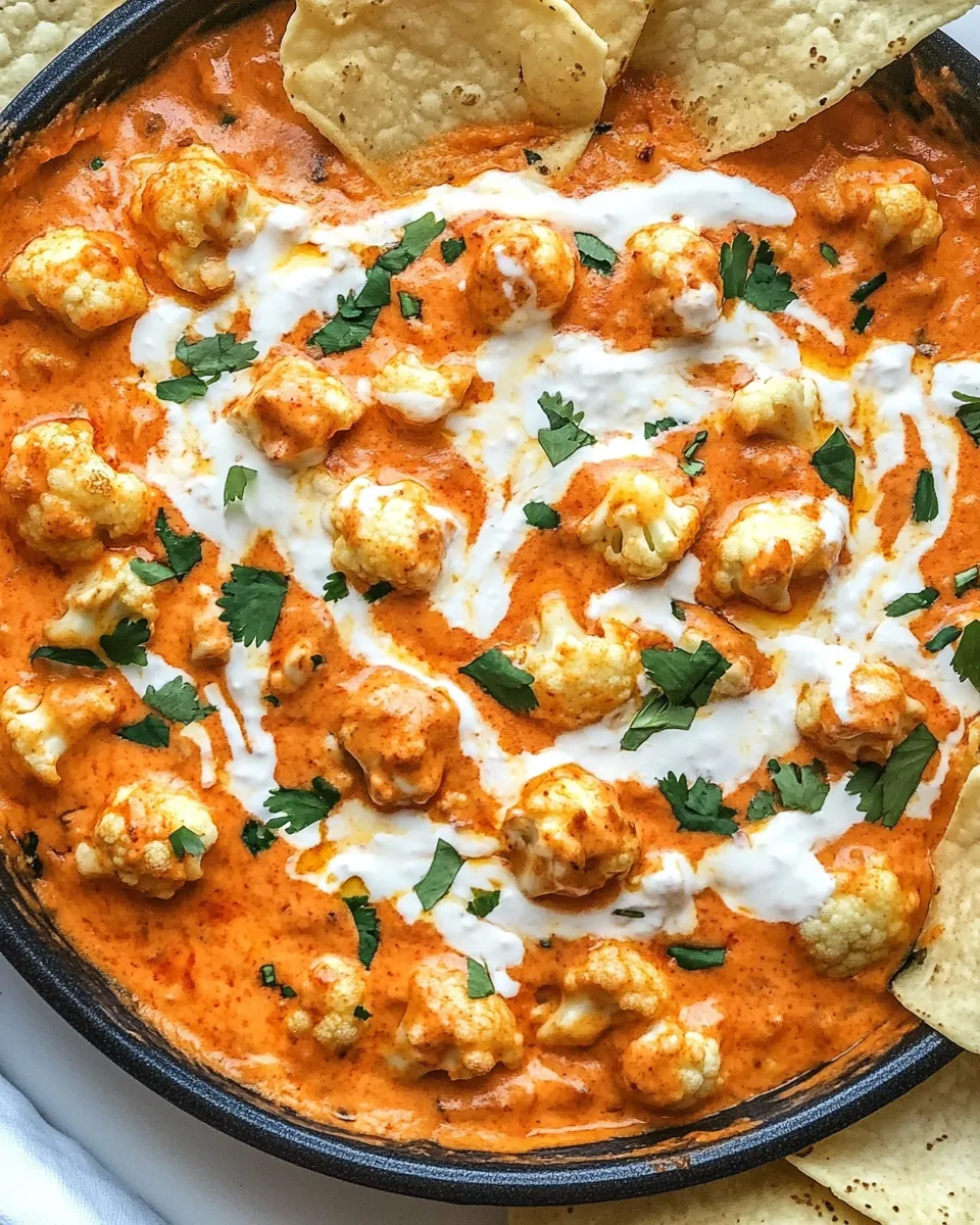 Homemade Buffalo Cauliflower Dip photo